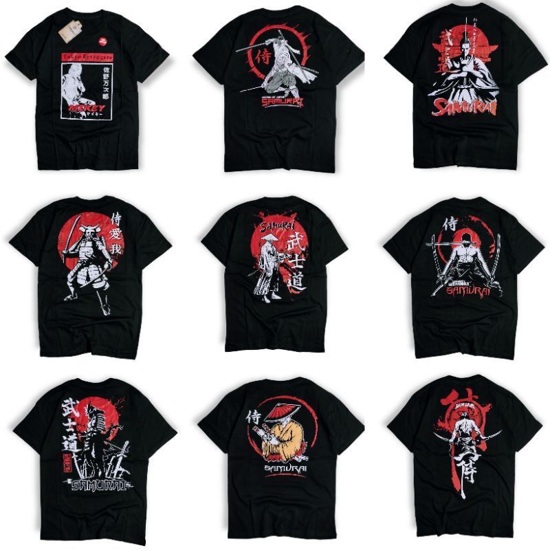 COD Kaos Distro Samurai/Kaos Samurai Jepang
