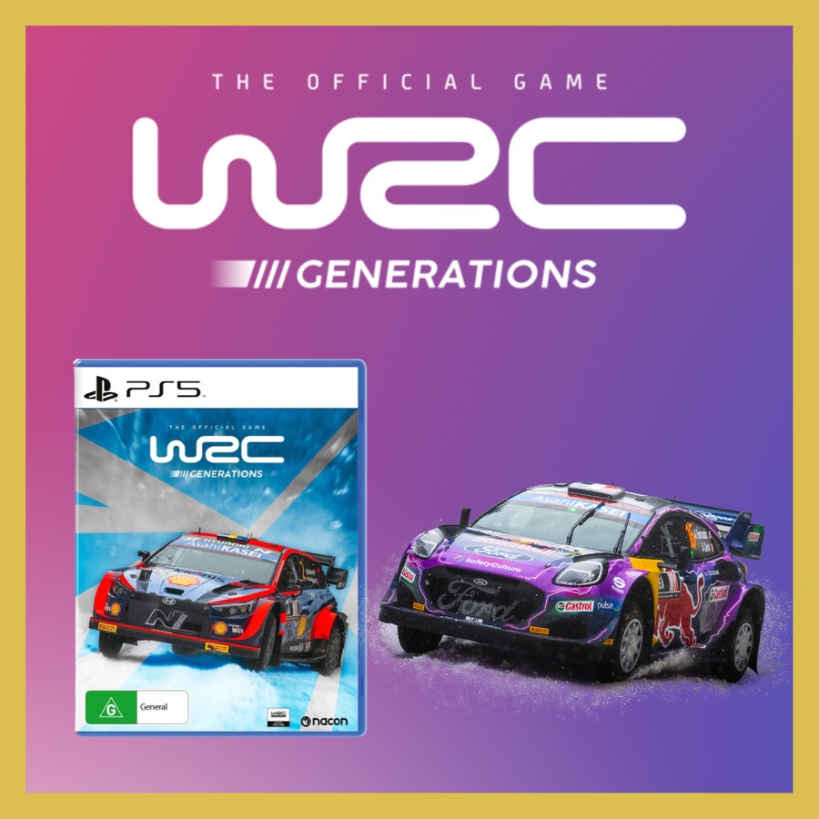 WRC Generations Playstation 5/Kaset Playstation 5