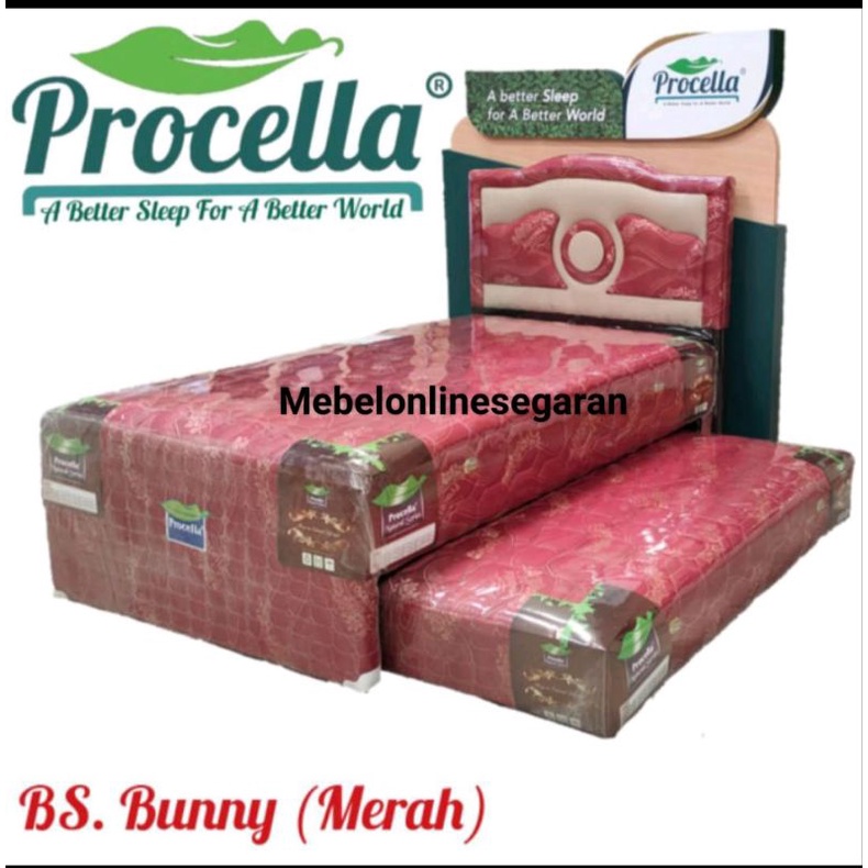 Jual Spring bed Sorong Procella / Springbed Tempat Tidur Anak / Ranjang