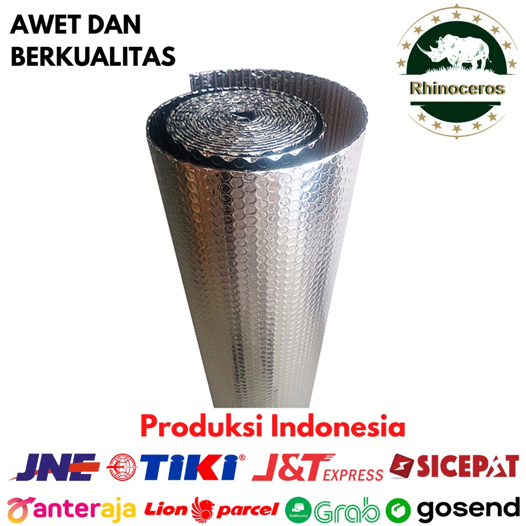 Bubble Aluminium Foil Peredam Panas Insulasi Atap Double Side