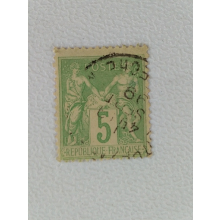 

prangko republique francaise 1877