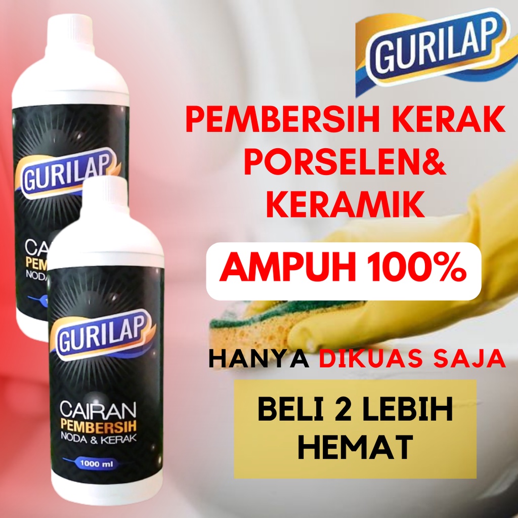 GROSIRAN/GURILAP Cleaner Pembersih Kerak Toilet Kamar Mandi Stainless Shower Kran/Cairan Ajaib Pengh