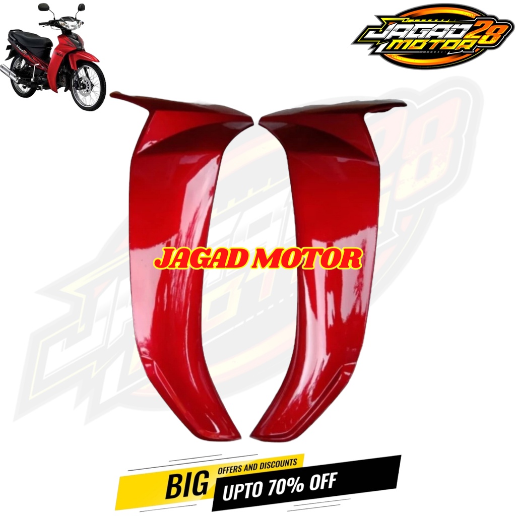 Sayap Luar Yamaha Vega R New Merah / Cover Sayap Luar Yamaha Vega R New Merah / Legshield Luar Yamaha Vega R New Merah