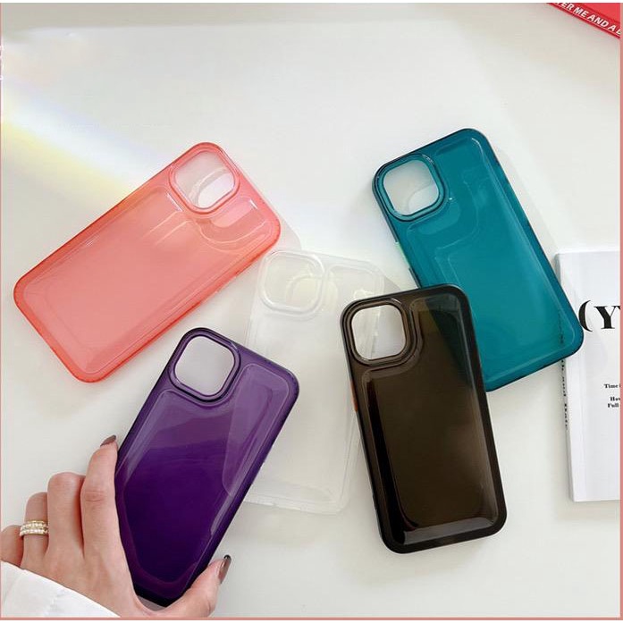 [TPC] Soft Case Bubble 5 Color (2) IPHONE TPU Transparant Warna Permen Macaron FULL COVER IPHONE X XS MAX XR 11 12 13 PRO MAX HP IP060