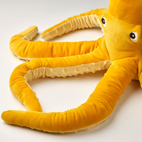 BLAVINGAD Boneka, gurita kuning, 50 cm