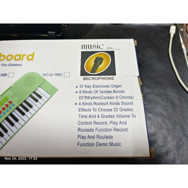 Mainan electronic keyboard mainan piano organ 37 keys