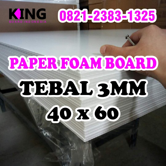 

paper foam board 3mm 40x60