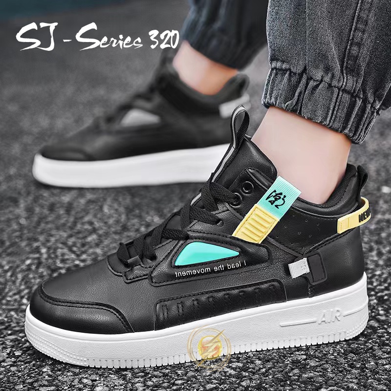 [OOS] Sepatu Sneakers Pria Boots Fashion Keren dan Trendy Nyaman Kualitas Inport Premium -320