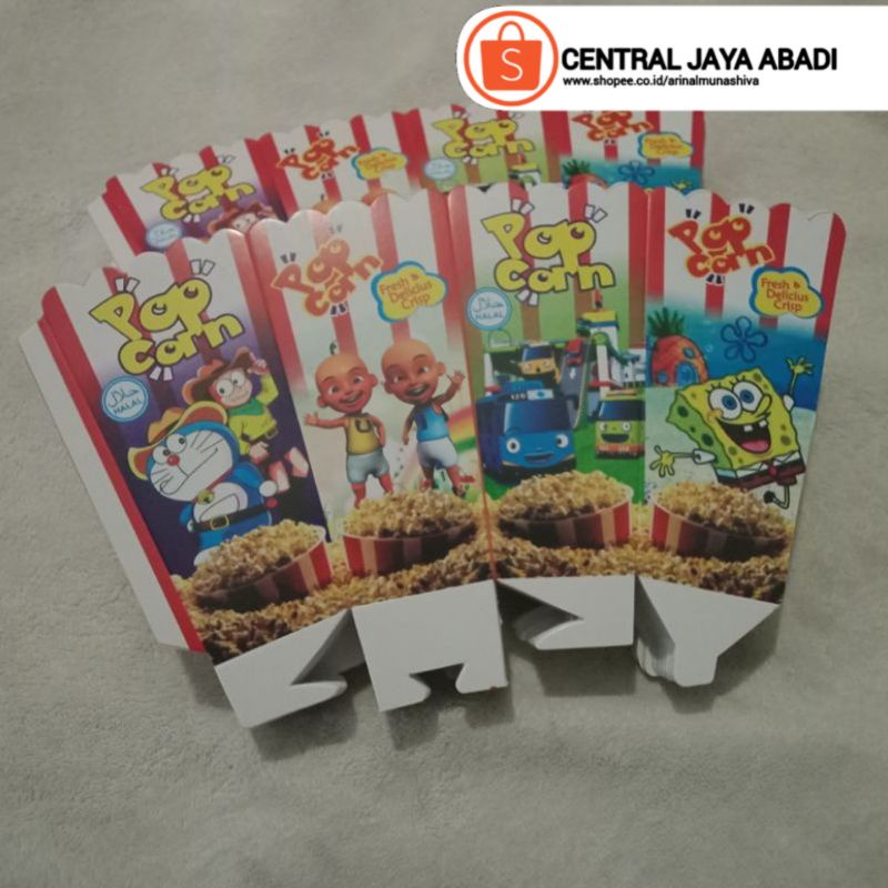 

300 LEMBAR KERTAS POPCORN 12 × 6 BAHAN IVORY PUTIH HIGH QUALITY DUS POP CORN BOX POPCORN KOTAK POPCORN KEMASAN POP CORN PRODUK TERBARU KUALITAS TERBAIK | CENTRAL JAYA ABADI 5727