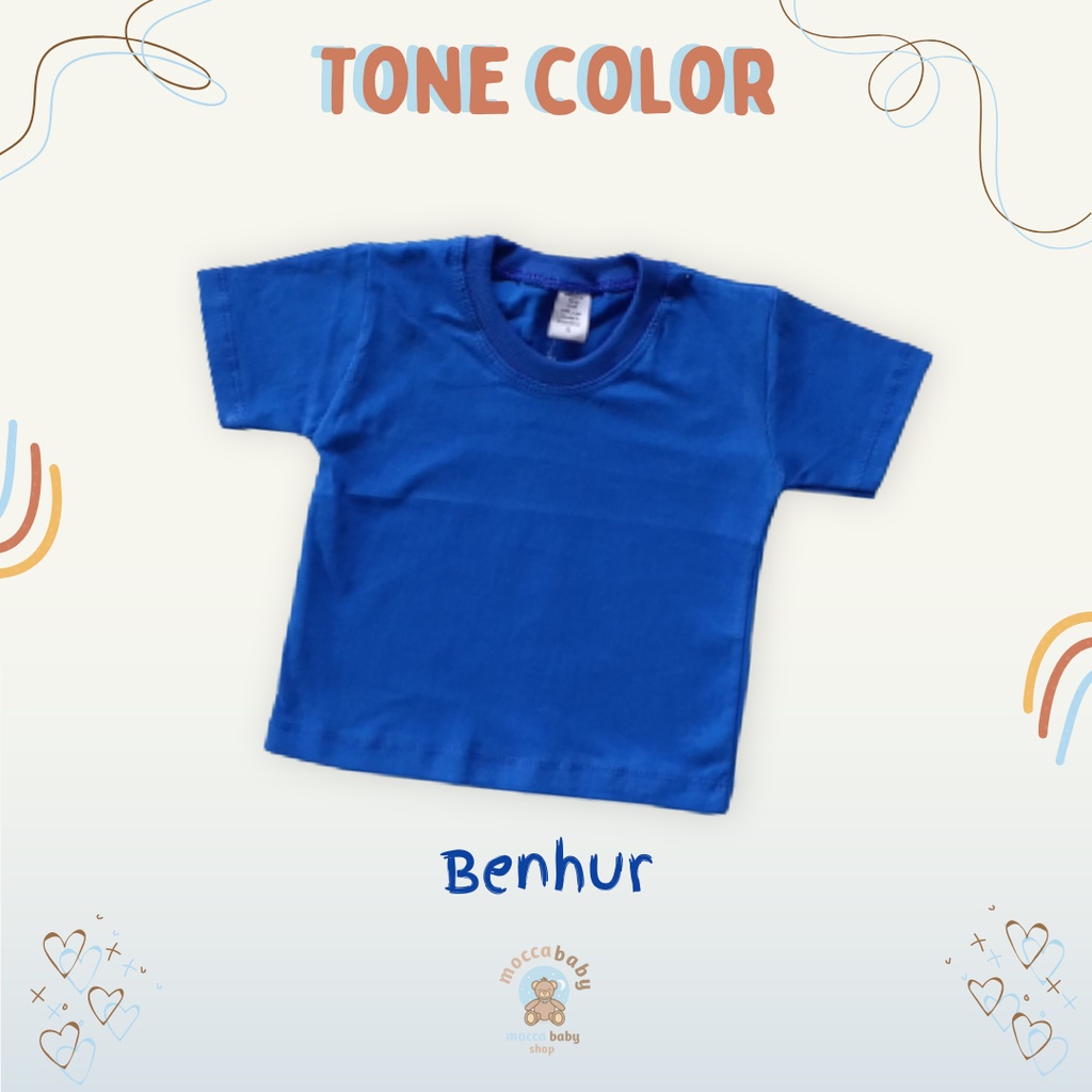 MBSS - KAOS BABY POLOS Basic Tee Kaos Anak / Atasan Anak / Kaos Bayi / Atasan Bayi