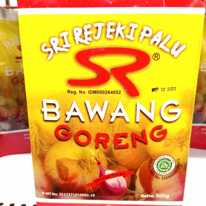 

SALE BAWANG GORENG KHAS PALU SRI REJEKI 500GR TERLARIS