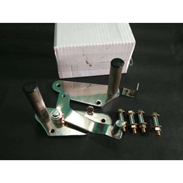 Footstep Vespa Racing Balap Chrome