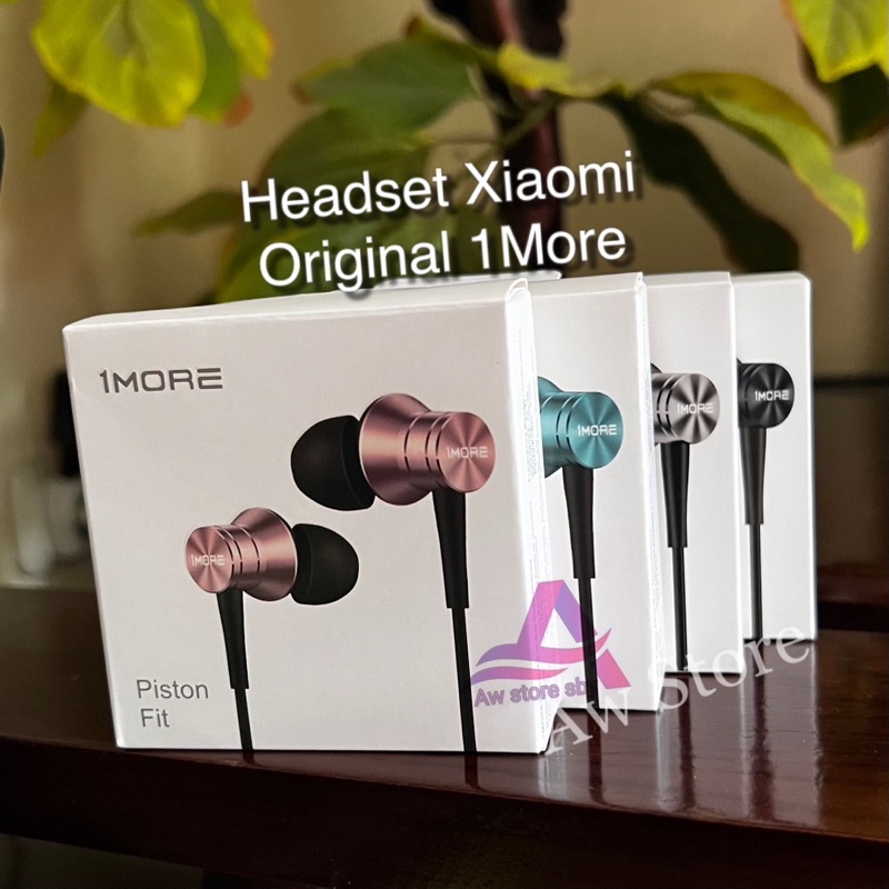 1MORE PISTON Metalic Headset Xiaomi Ori Super Bass Stereo Earphone Redmi Note 5 Pro/6 Pro/7 Pro/8 Pro/9 Pro/10 Pro E1009