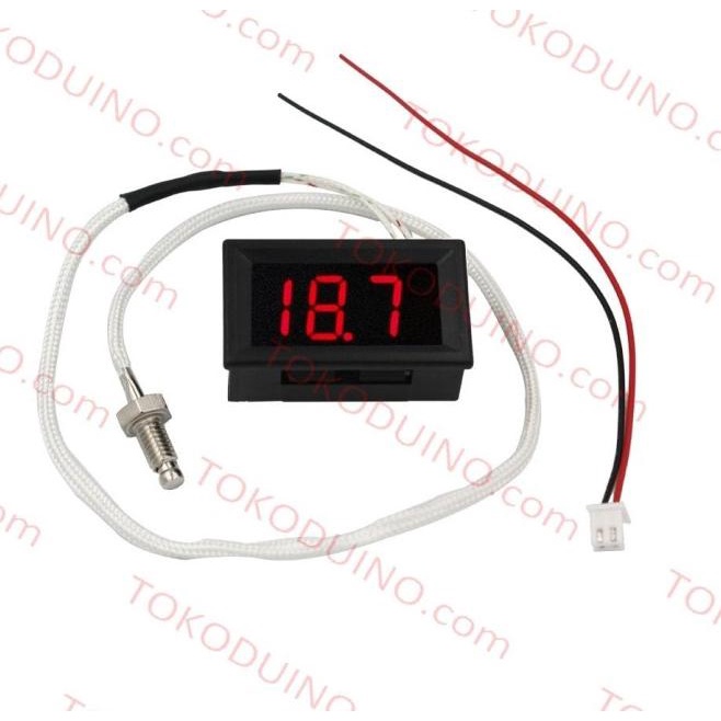 K-TYPE THERMOCOUPLE THERMOMETER DIGITAL LED TERMOMETER XH-B310 12V DC