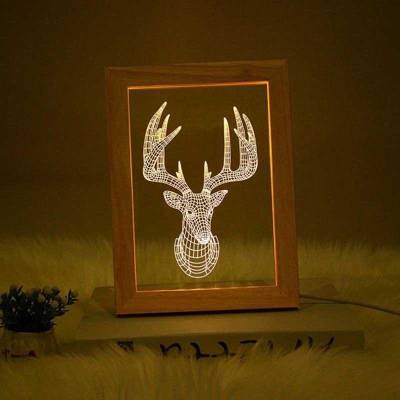 A4 Led Frame / Bingkai Led Acrylic DIY / Lampu Hias Acrylic / Stand Led acrylic