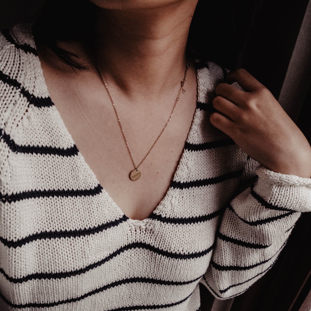 PREMIUM HAILEY NECKLACE (STAINLESS STEEL + 18K GOLD PLATED) - ANTI KARAT