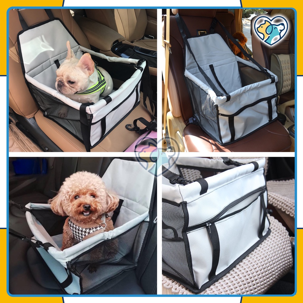 Kotak Kursi Tempat Duduk Anjing Kucing Pet Booster Seat Cat Dog Car Waterproof Mobil Nyaman Berkualitas