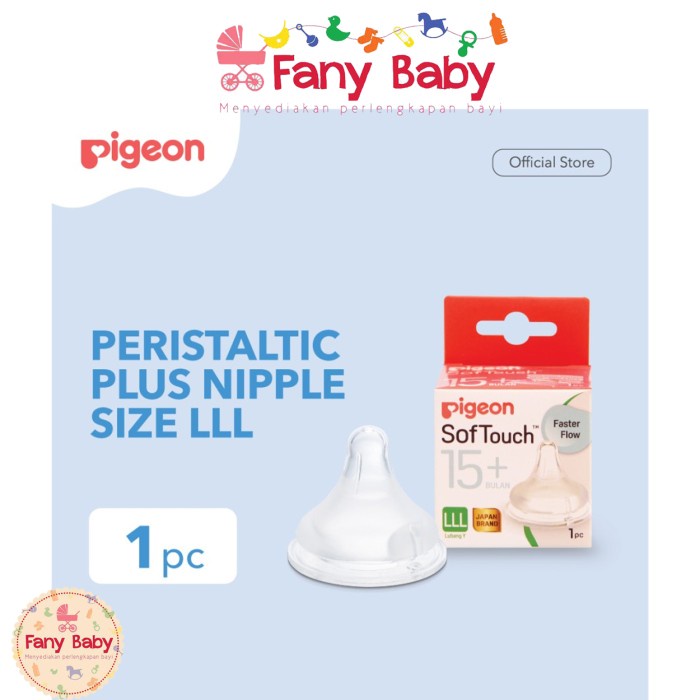 Dot Pigeon Peristaltic Plus Nipple 1 Box Lll 15M+