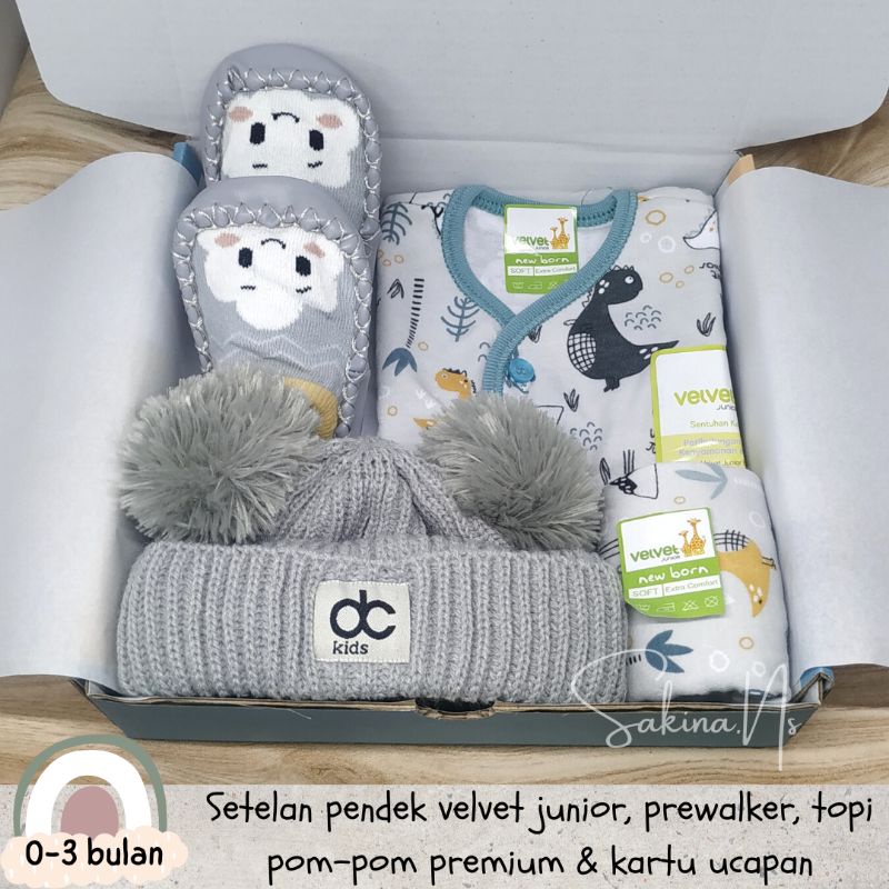 HAMPERS BAYI NEWBORN LAKI - LAKI DAN PEREMPUAN / KADO BAYI / BAJU BAYI / VELVET JUNIOR/ GIFT SET BAYI