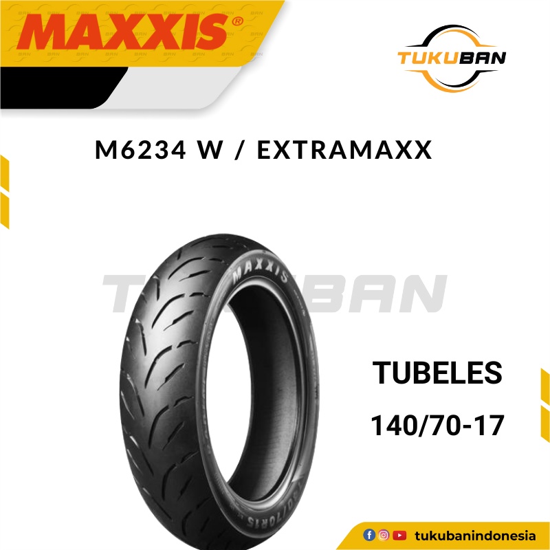 Ban Motor ninja ring 17 maxxis extramaxx 140/70 Tubeless