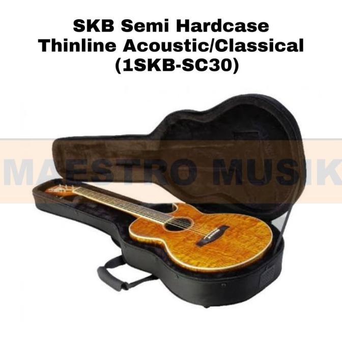 Skb Semi Hardcase Thinline Acoustic / Classical - Sc 30 ( Apx , Sfx )