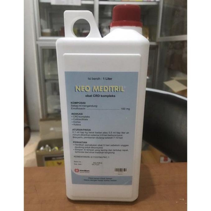 Neo 1 Kolera Collibaliosis Unggas Crd Liter Kompleks Meditril Obat Kor