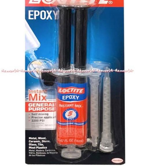 

Loctite Epoxy Instant Mix Lem Serbaguna Perekat Multifungsi Isi 14ml