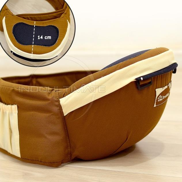 SNOBBY Gendong hipseat bayi BY-552 Gendongan carrier duduk depan - Dino Blue