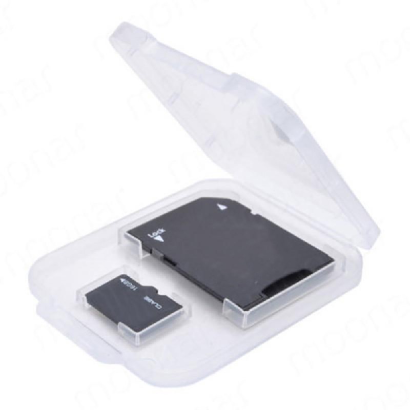Case Tempat Memory Card MicroSD + SD Card Case Holder
