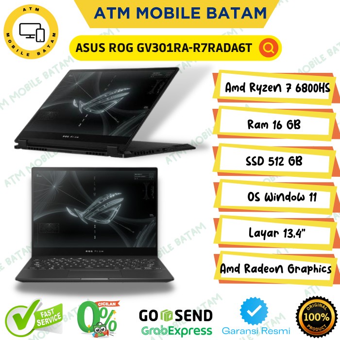 T0P ASUS ROG FLOW X13 RYZEN 7 6800HS 16/512GB W11 13,4" NICE