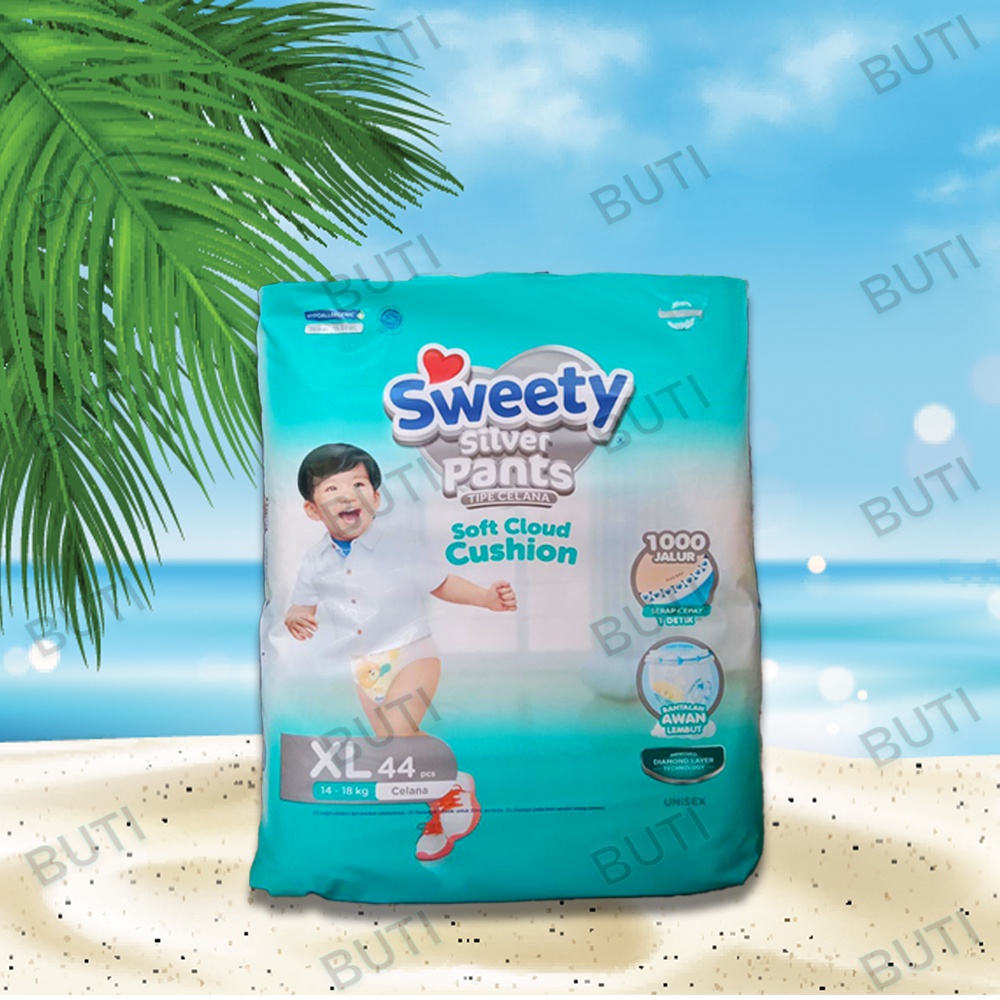 SWEETY SILVER PANTS JUMBO S66 / M60 / L54 / XL42 / XXL32