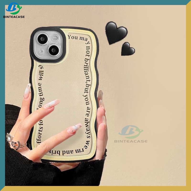 Oppo A17 A77S A57 2022 A15 A16 A16K A54 A53 A12 A5S A7 A3S A11k A31 A52 A74 A95 A92 A94 A93 A37 F9 A1K A76 Fashion Bahasa Inggris Tepi Melengkung TPU Casing Handphone Binteacase