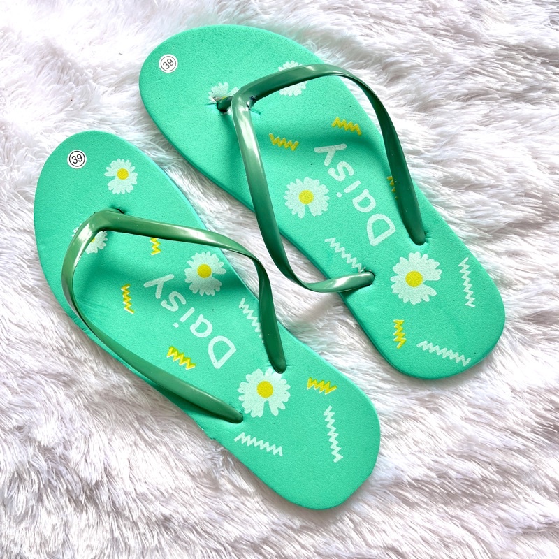 Sandal Jepit Wanita Daisy Bahan spon AR