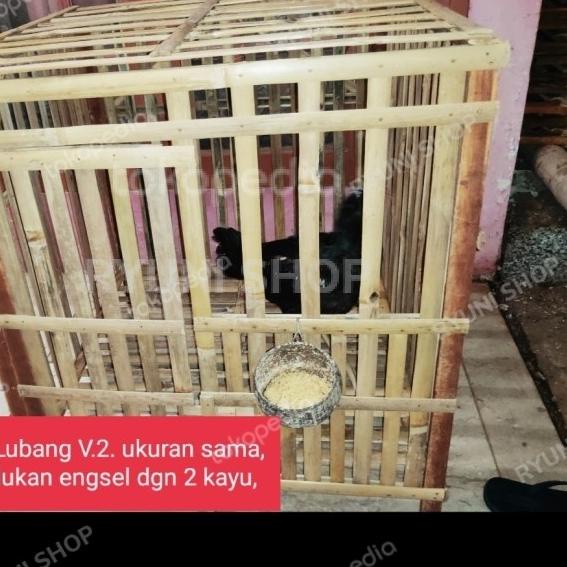 kandang bambu ayam bangkok - V.1