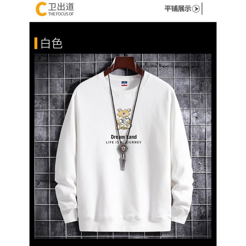 Sweater basic pria wanita DREAM LAND terbaru/ sweater crewneck pria wanita kekinian termurah kualitas distro