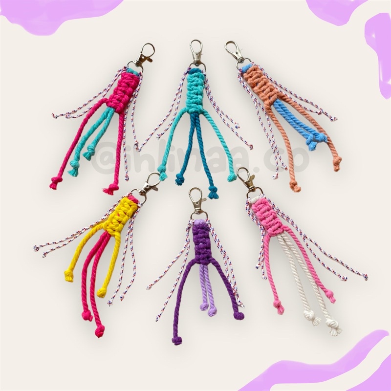 BAG CHARM // KEYCHAIN // GANTUNGAN KUNCI MACRAME