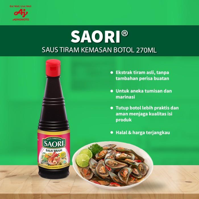 

Saori Saus Tiram Botol 270Ml (3 Pcs) Saos Oriental Oyster Sauce 011