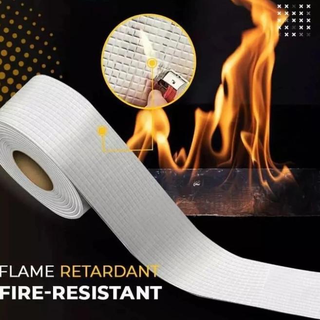 

Lakban Anti Bocor Alumunium foil Tape Perekat Super kuat 15 cm x 5 M