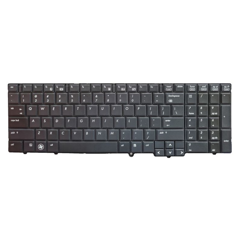 Keypad Hitam Pengganti Keyboard btsg Layout US Untuk HP ProBook 6540B 6550B 6555B