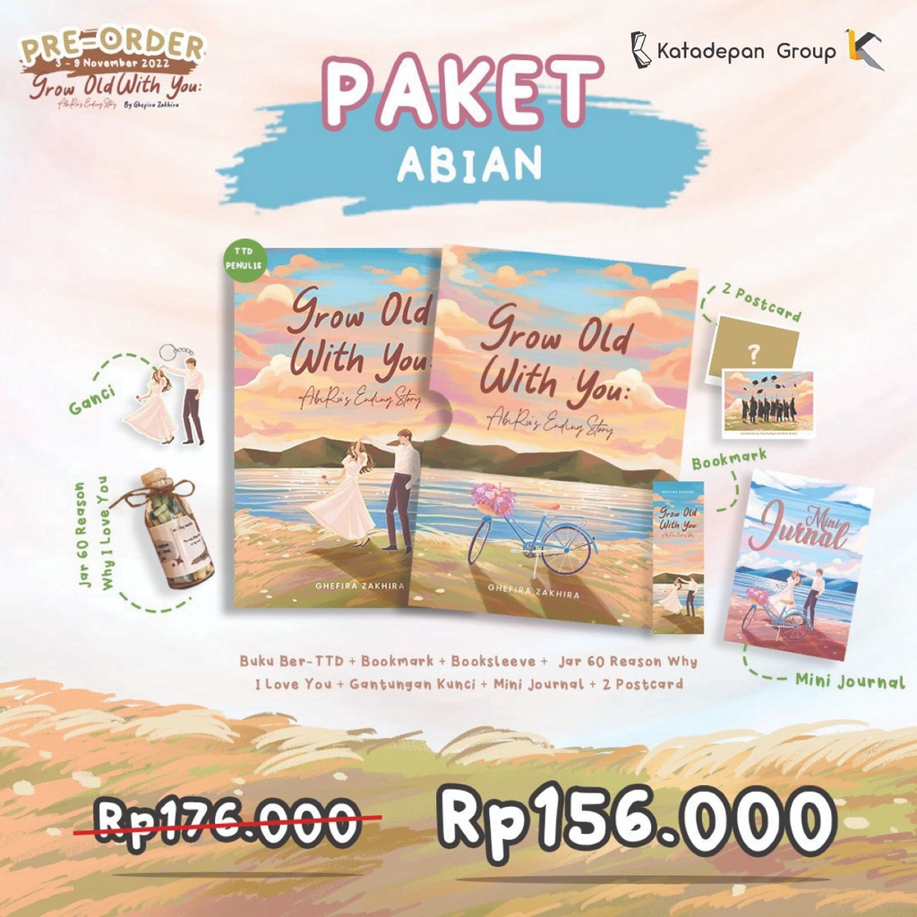 PRE ORDER Grow Old With You: AbiRu's Ending Story - Ghefira Zakhira