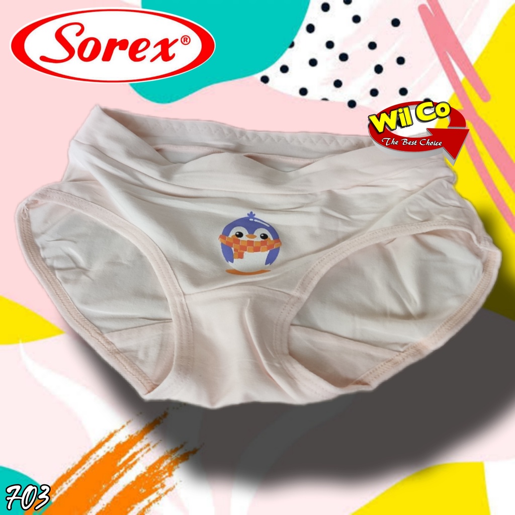 K703 - SOREX CELANA DALAM ANAK PEREMPUAN USIA 2-9 TH SIZE M - XL HARGA PER 1 PCS