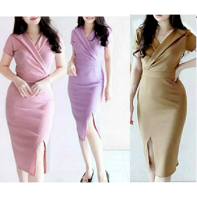 dress wanita/dress scuba/gaun pesta/dress span/dress bodycoan/baju kondangan/dress kantor/kerja
