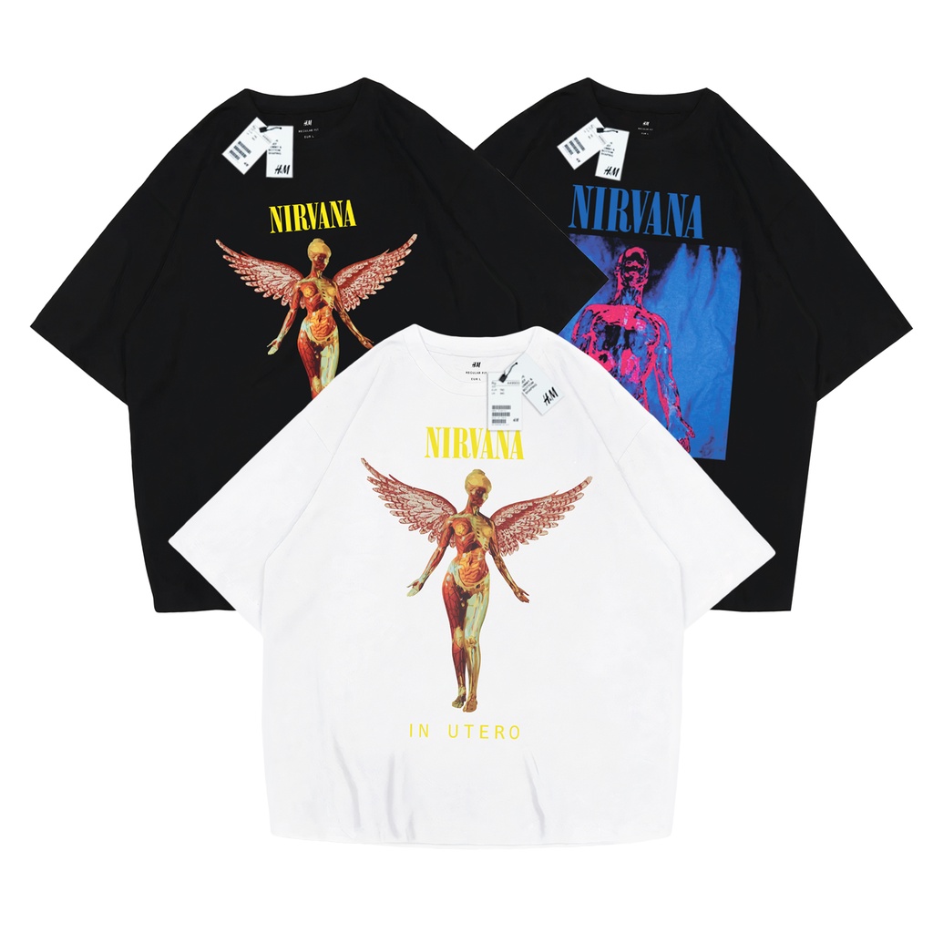 Kaos Musik H&M Nirvana In Utero Sliver