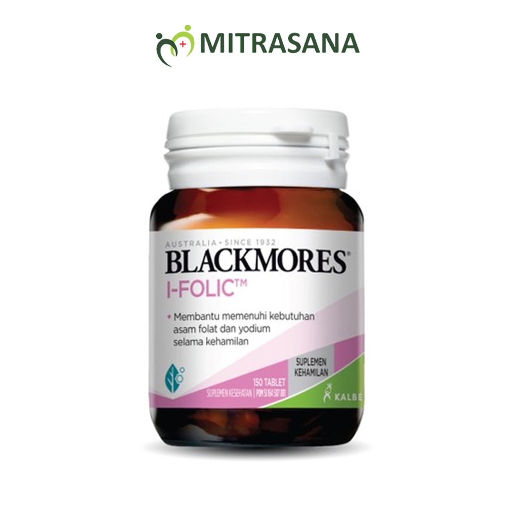 Blackmores I Folic 150 Tablet Menunjang Program Kehamilan