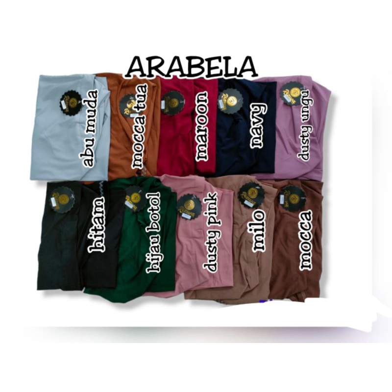 [ Rizwa Hijab ]ARABELA SPORT••hijab instan jersey ••hijab  bergo list