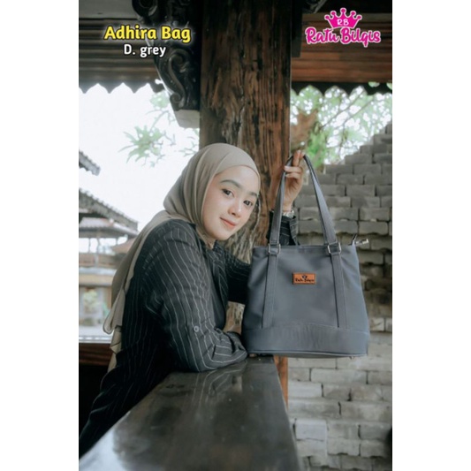 ADHIRA TOTE BAG BY RATU BILQIS BAHAN CHOCOLY ANTI AIR WATERPROOF PREMIUM