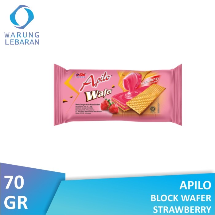 

Apilo Block Wafer Strawberry 70gr