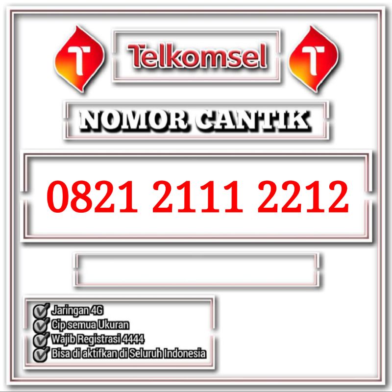 nomor cantik simpati 2111 2122