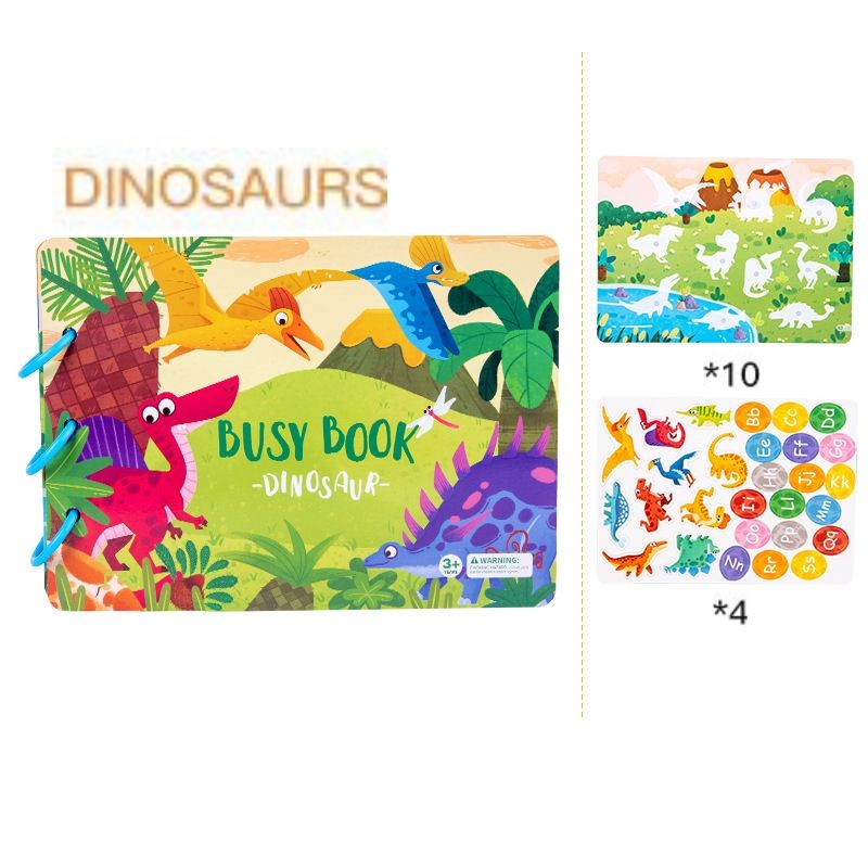 Mainan Edukasi Anak DIY BUSY BOOK RING Buka Anak Kreatif Diy Puzzle