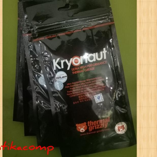 Thermal Grizzly Kryonaut Thermal Pasta Processor 1 Gram